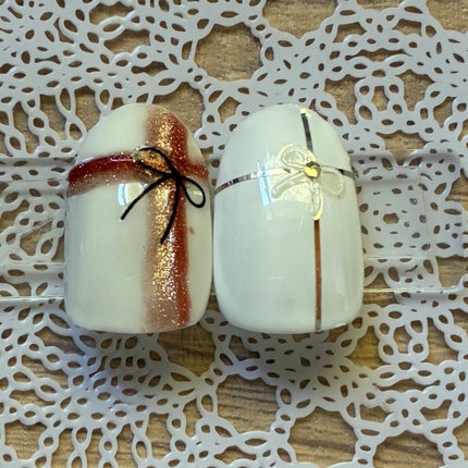 小豆 on LIPS 「🎁ラッピングデザイン🎁 縦横を真ん中よりちょっとずらすのが◎ ..」(4枚目)