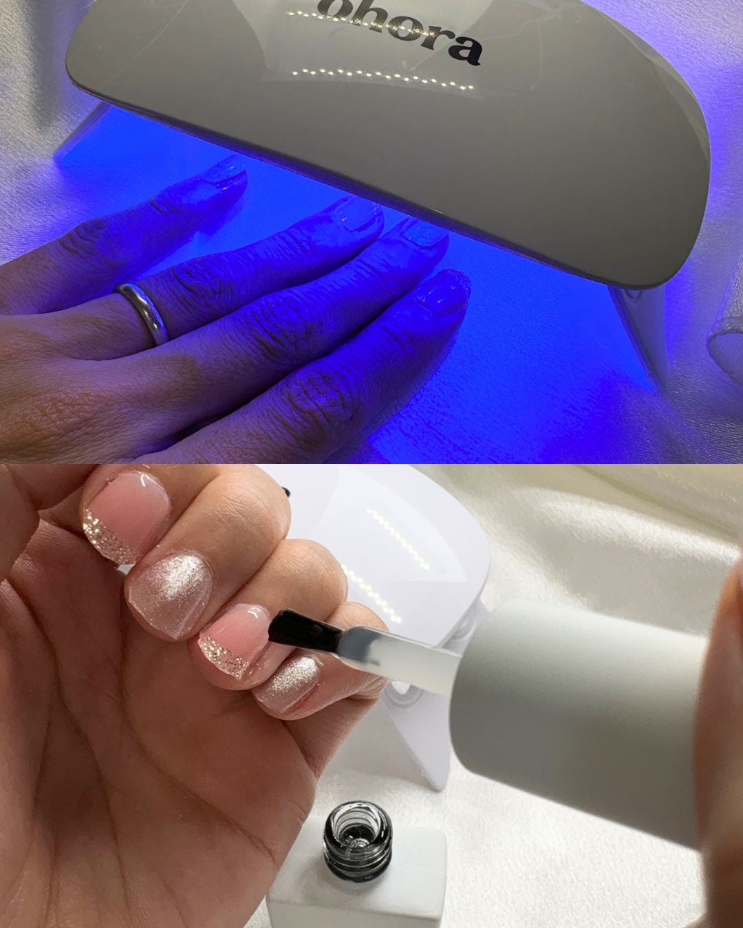セミキュアジェルネイル(ハンド)/ohora/ネイルシールを使ったクチコミ(4枚目)