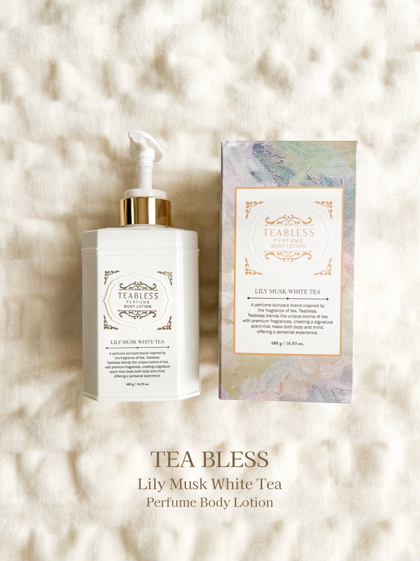 パフュームボディローション リリィムスクホワイトティー/TEABLESS/ボディローションを使ったクチコミ（1枚目）