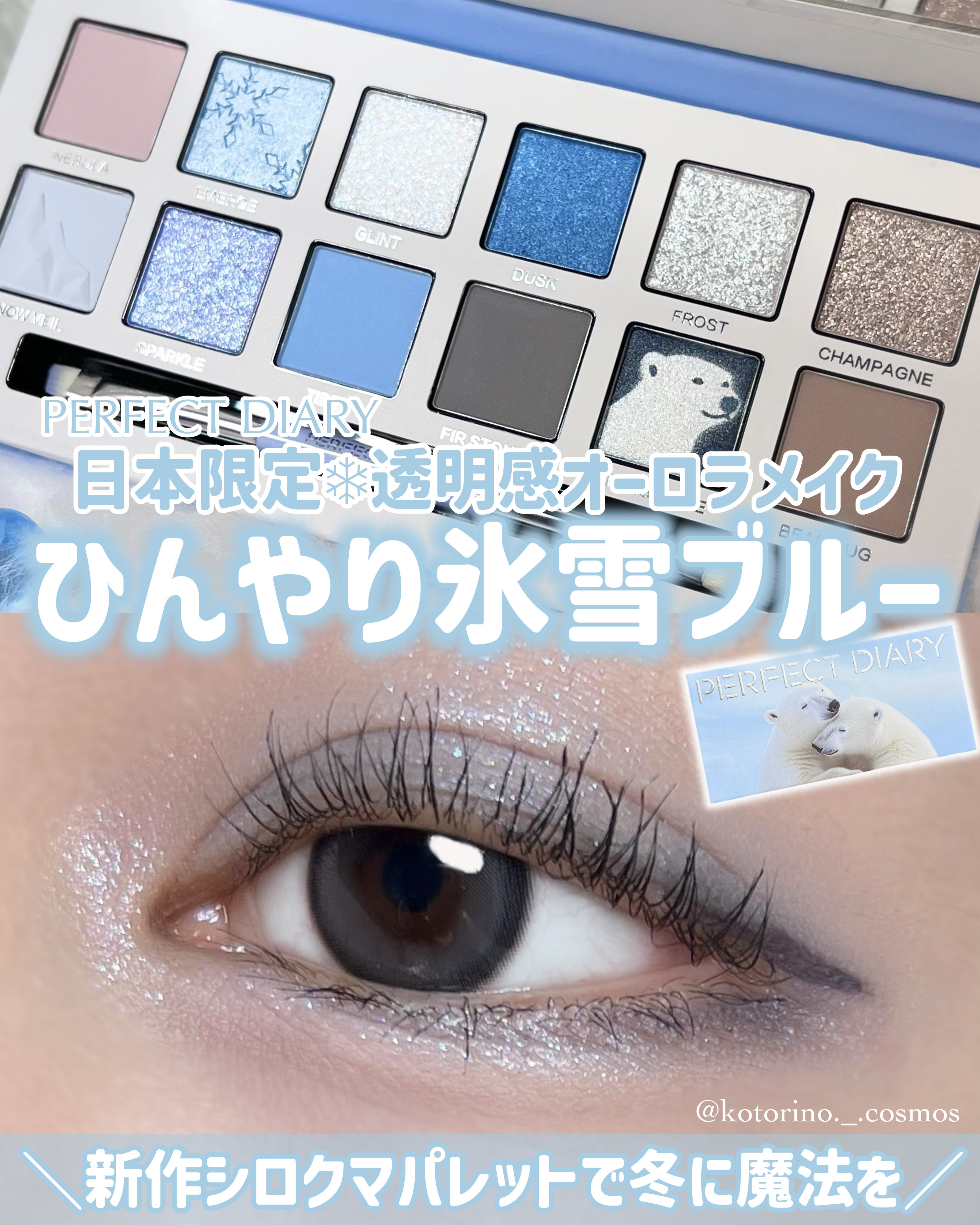 エクスプローラ12色 動物アイシャドウパレット/PERFECT DIARY/アイシャドウパレットを使ったクチコミ（1枚目）