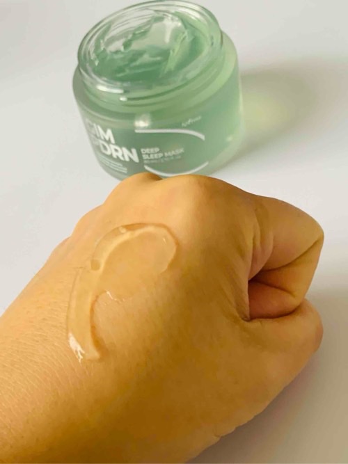 海苔PDRNディープスリープマスク/Isntree/オールインワン化粧品を使ったクチコミ（3枚目）