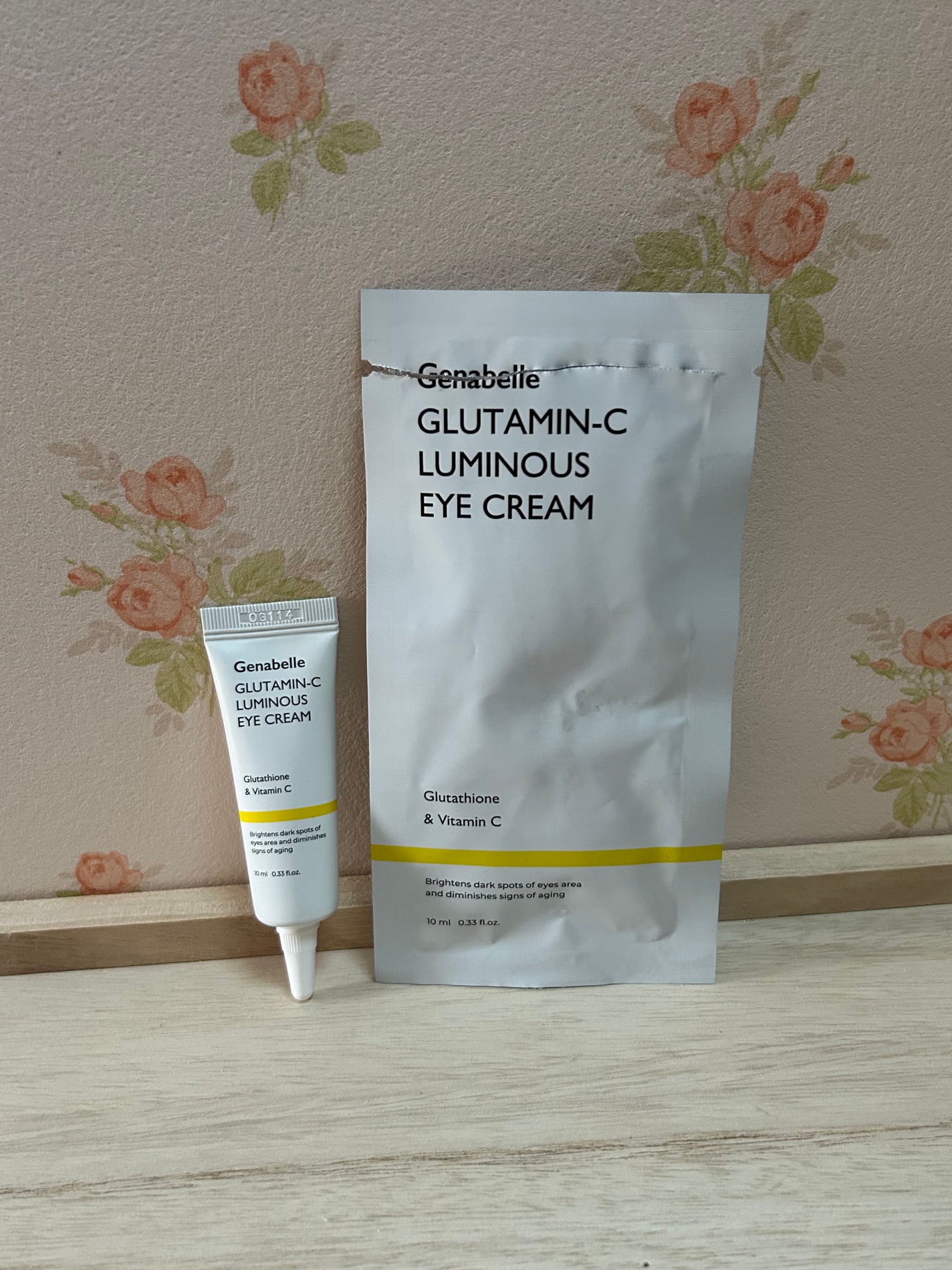 グルタミンCルミナスアイクリーム/Genabelle/アイケア・アイクリームを使ったクチコミ(1枚目)