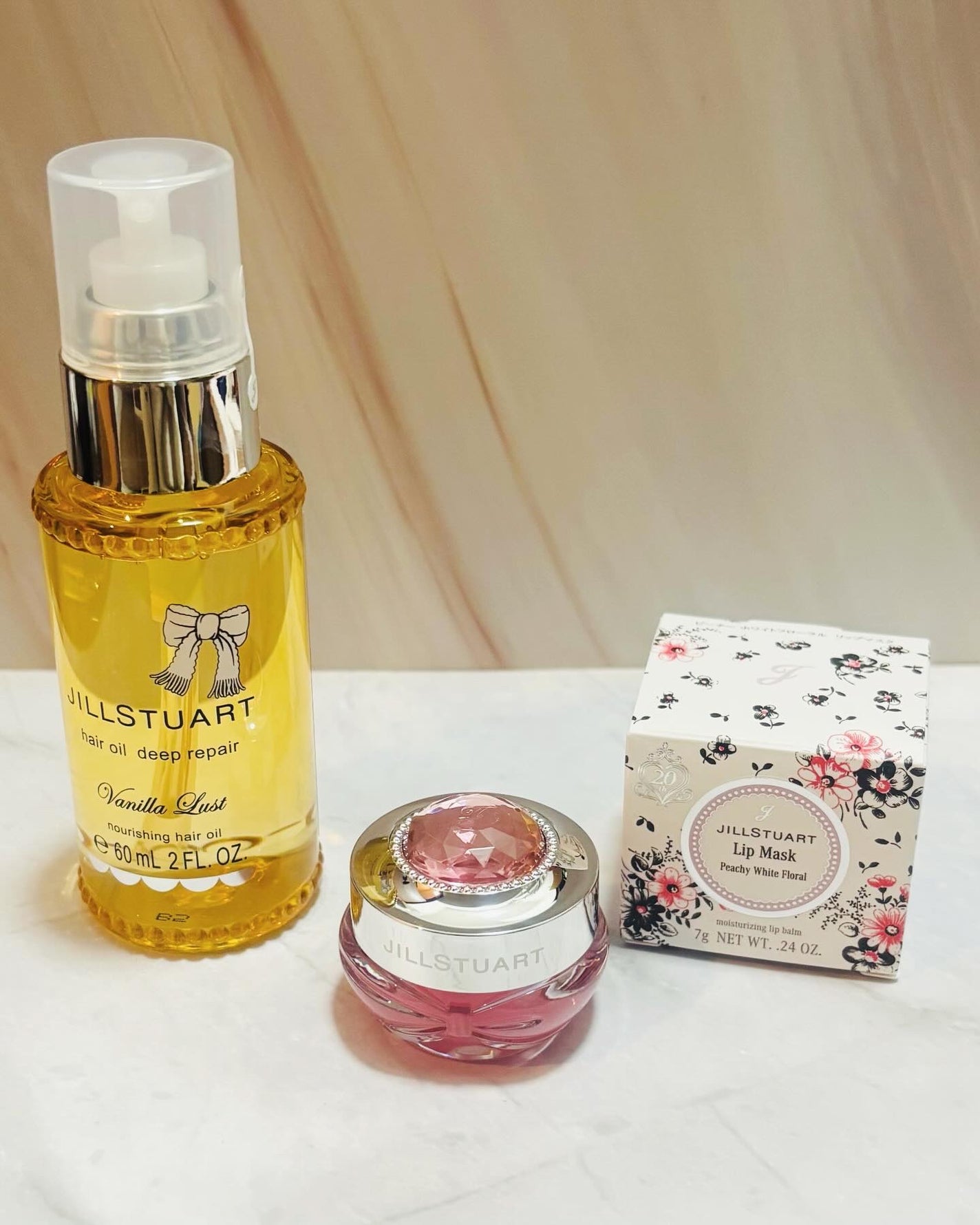 ジルスチュアート ピーチー ホワイトフローラル リップマスク/JILL STUART/リップマスクを使ったクチコミ(2枚目)