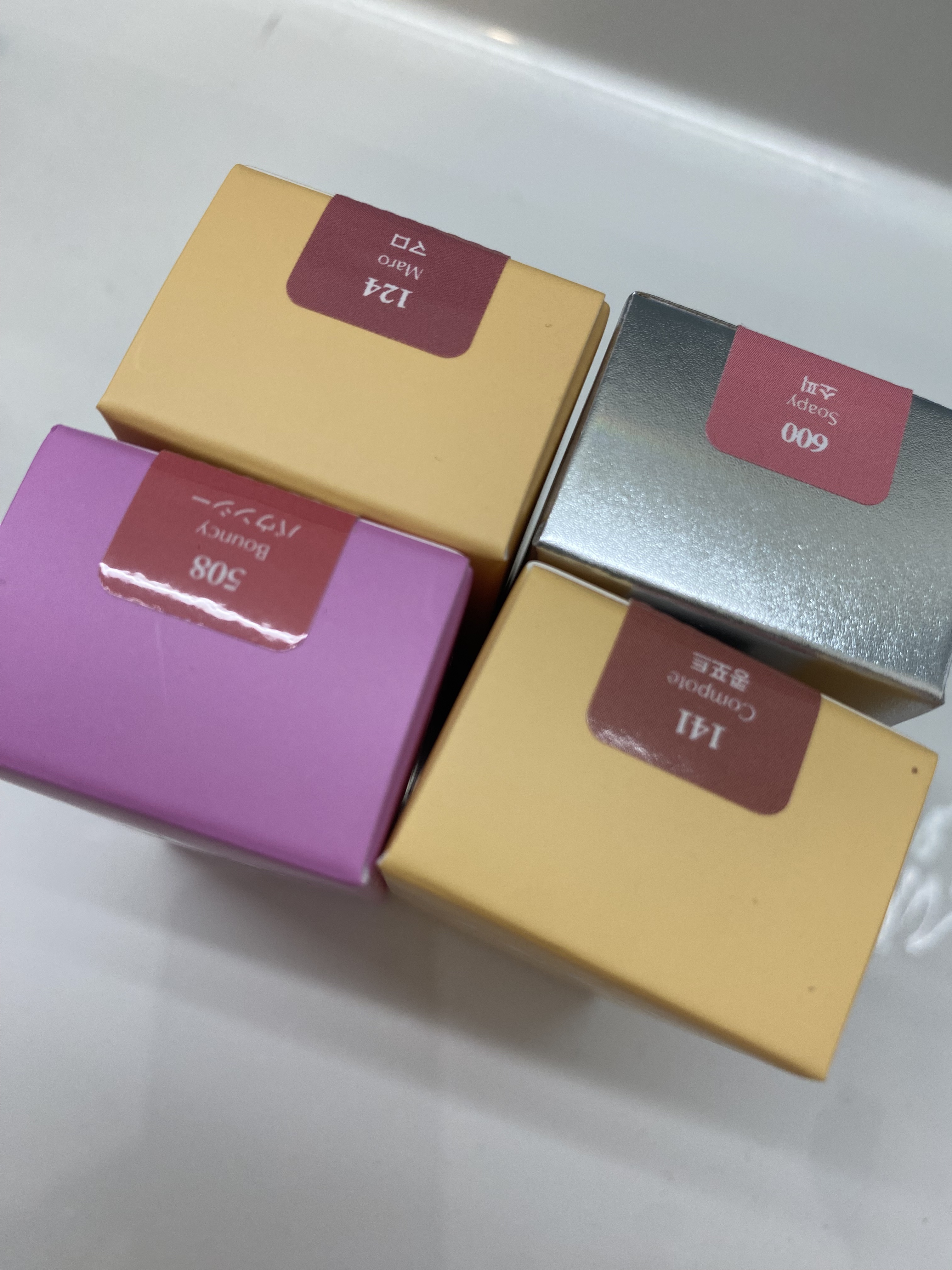 フルーティーグラムティント 124 マロ/Laka/リップティントを使ったクチコミ（2枚目）