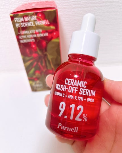 AHA 9.12 オミジャ 陶器肌 ウォッシュオフ セラム/parnell/美容液を使ったクチコミ(2枚目)