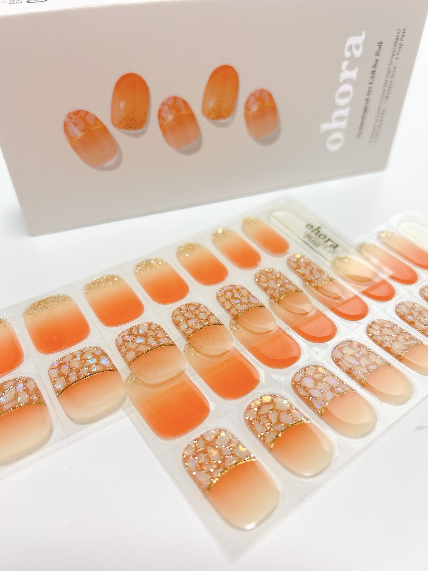 セミキュアジェルネイル(ハンド)/ohora/ネイルシールを使ったクチコミ(2枚目)