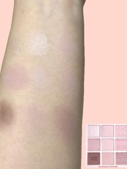 マイフェイブムードアイパレット 9カラー/HOLIKA HOLIKA/アイシャドウパレットを使ったクチコミ(3枚目)