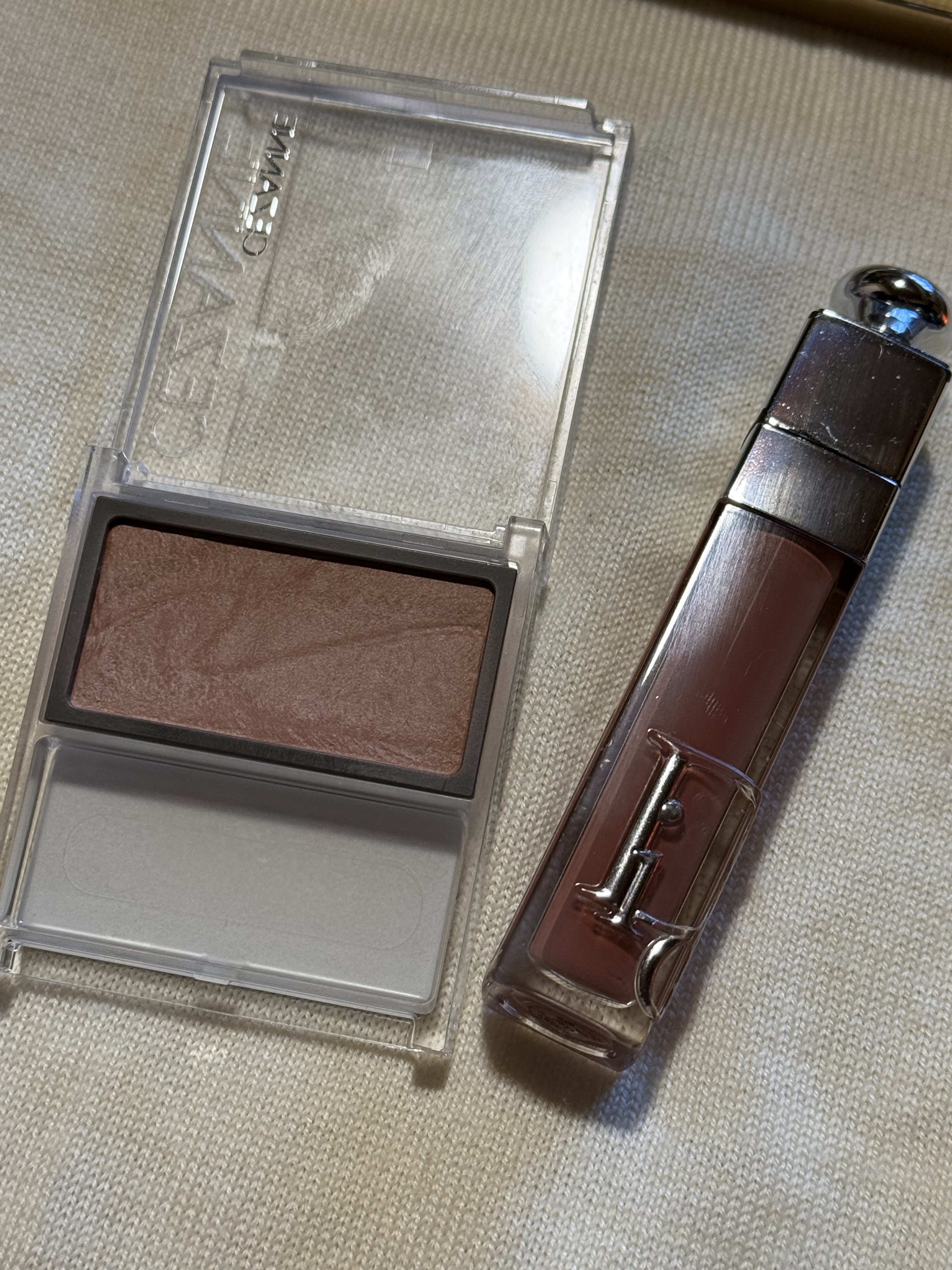 チークブラッシュ/CEZANNE/パウダーチークを使ったクチコミ（2枚目）