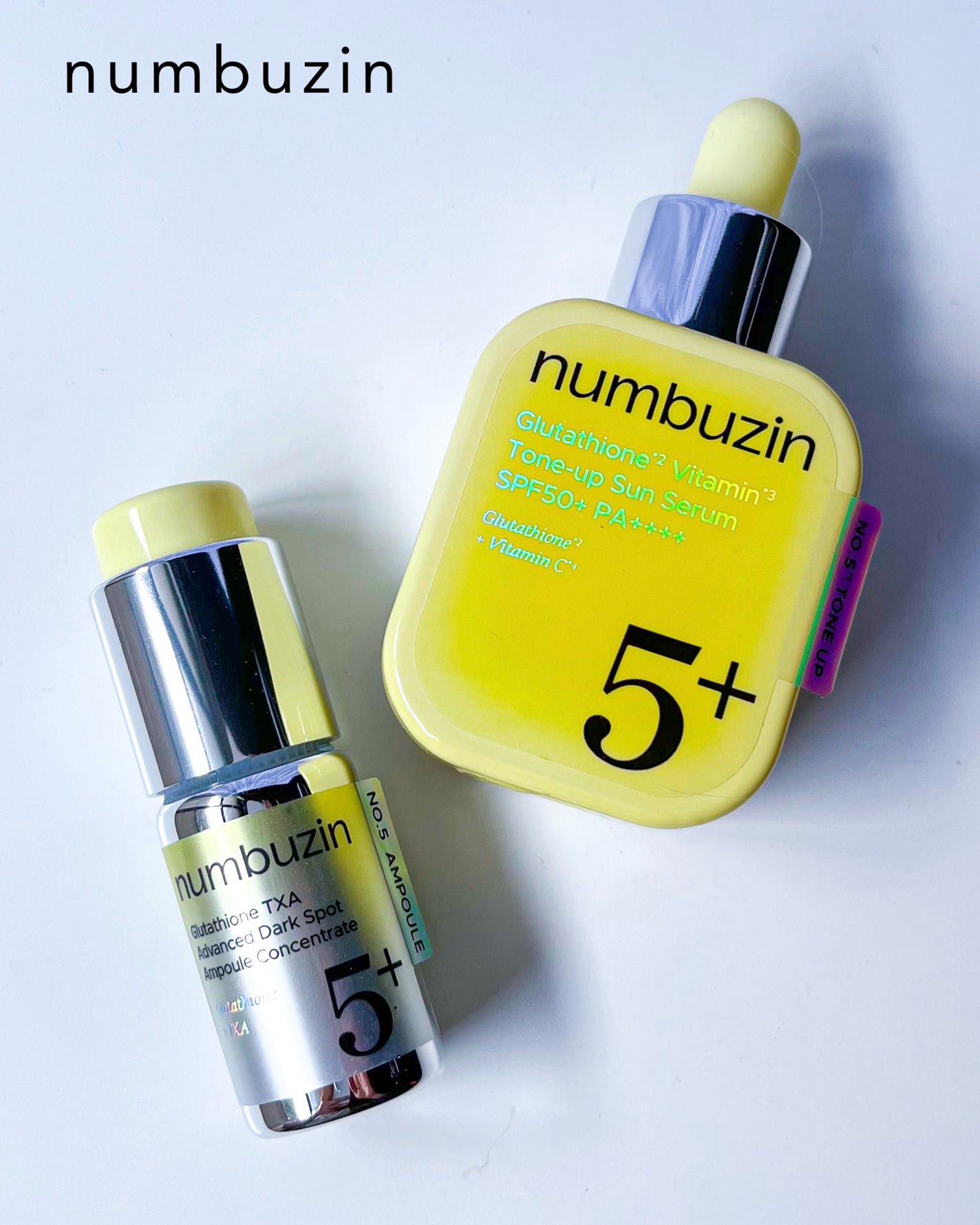 5番 白玉グルタチオンCトーンアップベース SPF50+ PA++++/numbuzin/化粧下地を使ったクチコミ(8枚目)