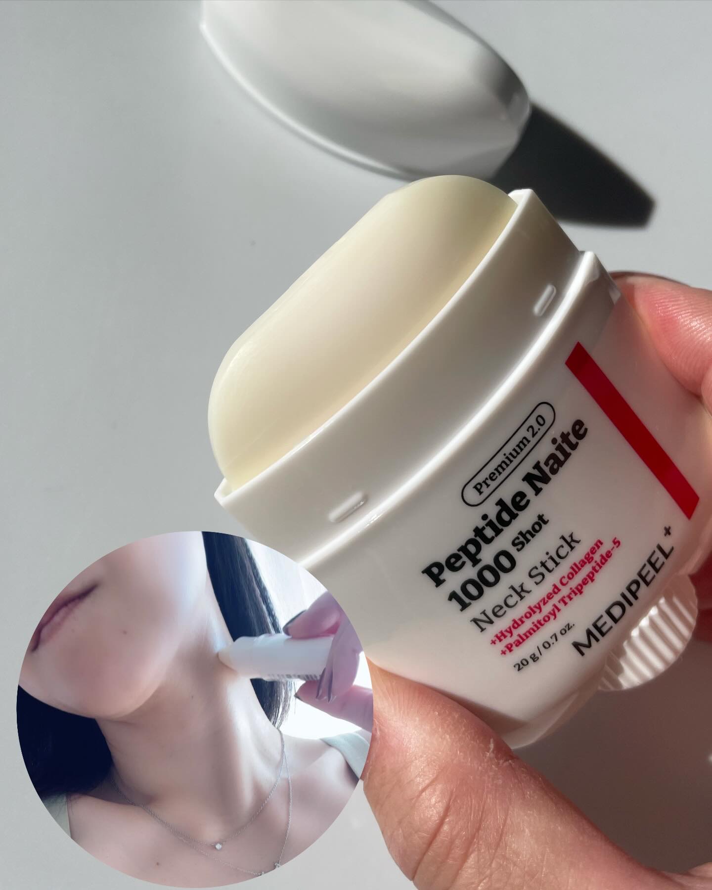 プレミアムペプチドナイテ1000ショットネックスティック/MEDIPEEL/ネック・デコルテケアを使ったクチコミ（3枚目）