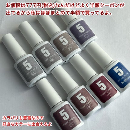 5ミクロンマグネット/ネイル工房/ジェルネイルを使ったクチコミ(6枚目)