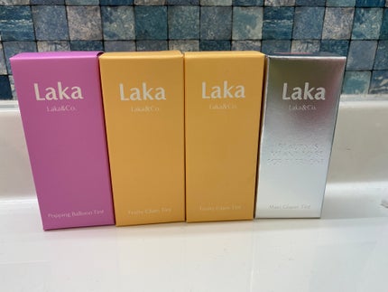 フルーティーグラムティント 124 マロ/Laka/リップティントを使ったクチコミ(1枚目)