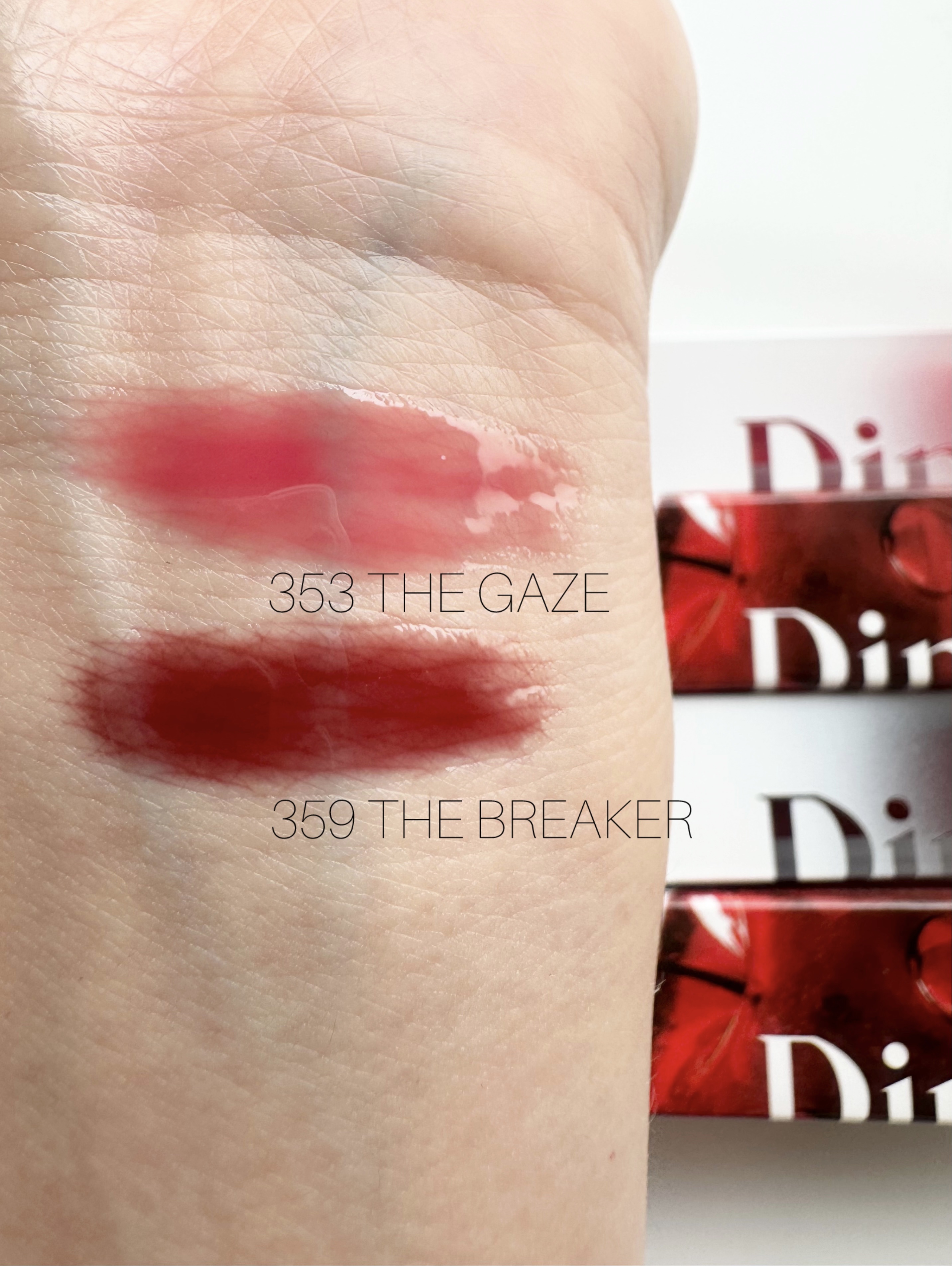 ミラーレスリップオイルグロス/Dinto/リップグロスを使ったクチコミ（2枚目）