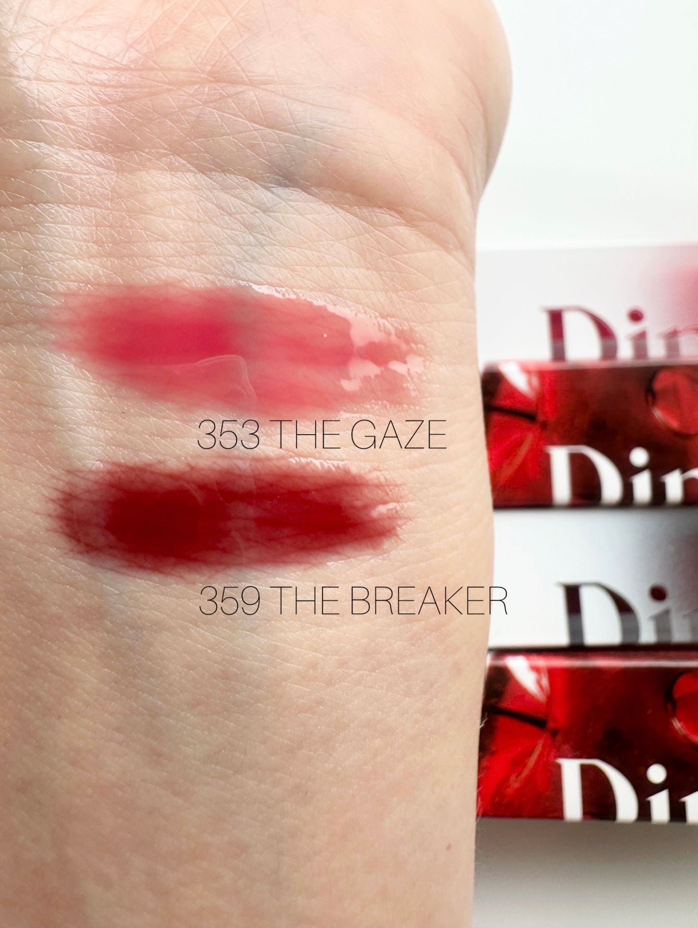 ミラーレスリップオイルグロス/Dinto/リップグロスを使ったクチコミ(2枚目)