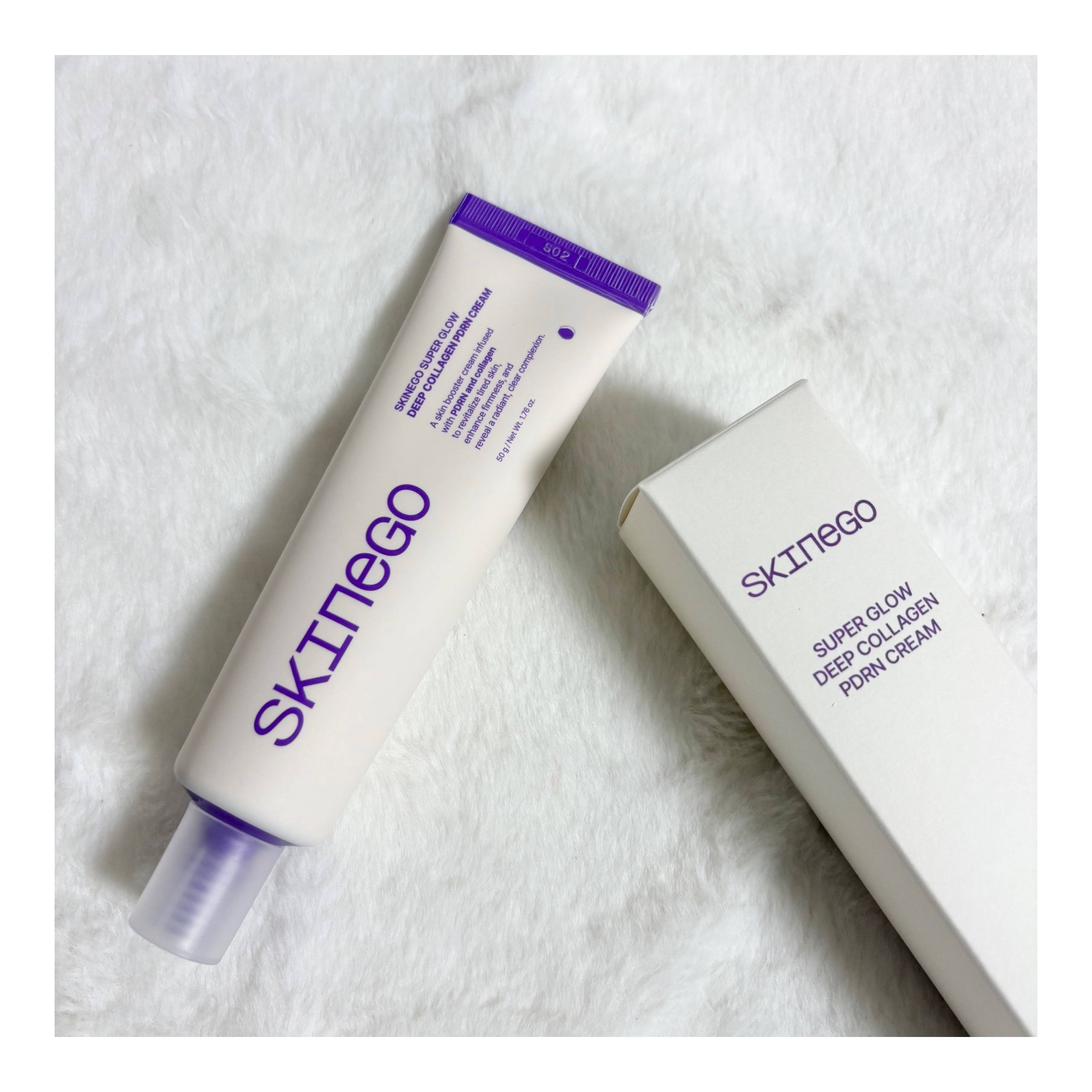 SKINEGO SUPER GLOW DEEP COLLAGEN PDRN CREAM/SKINEGO/フェイスクリームを使ったクチコミ（1枚目）