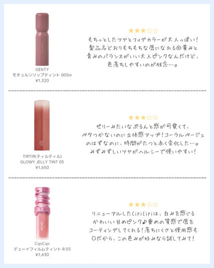 ドットオンムードワンウェイグロイティント/Heart Percent/リップティントを使ったクチコミ(4枚目)