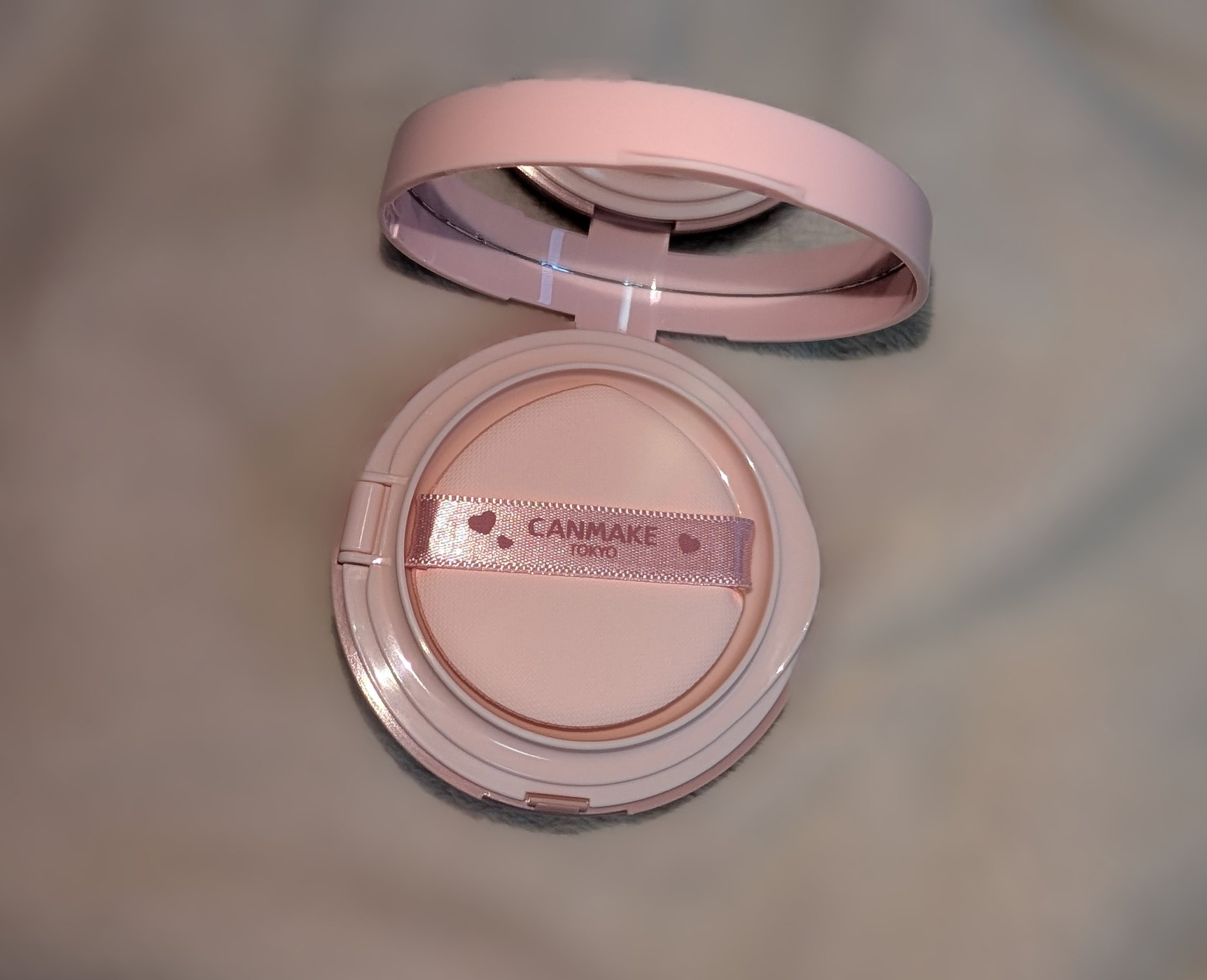 フィットグロウクッション 01 ライト/キャンメイク/クッションファンデーションを使ったクチコミ（2枚目）