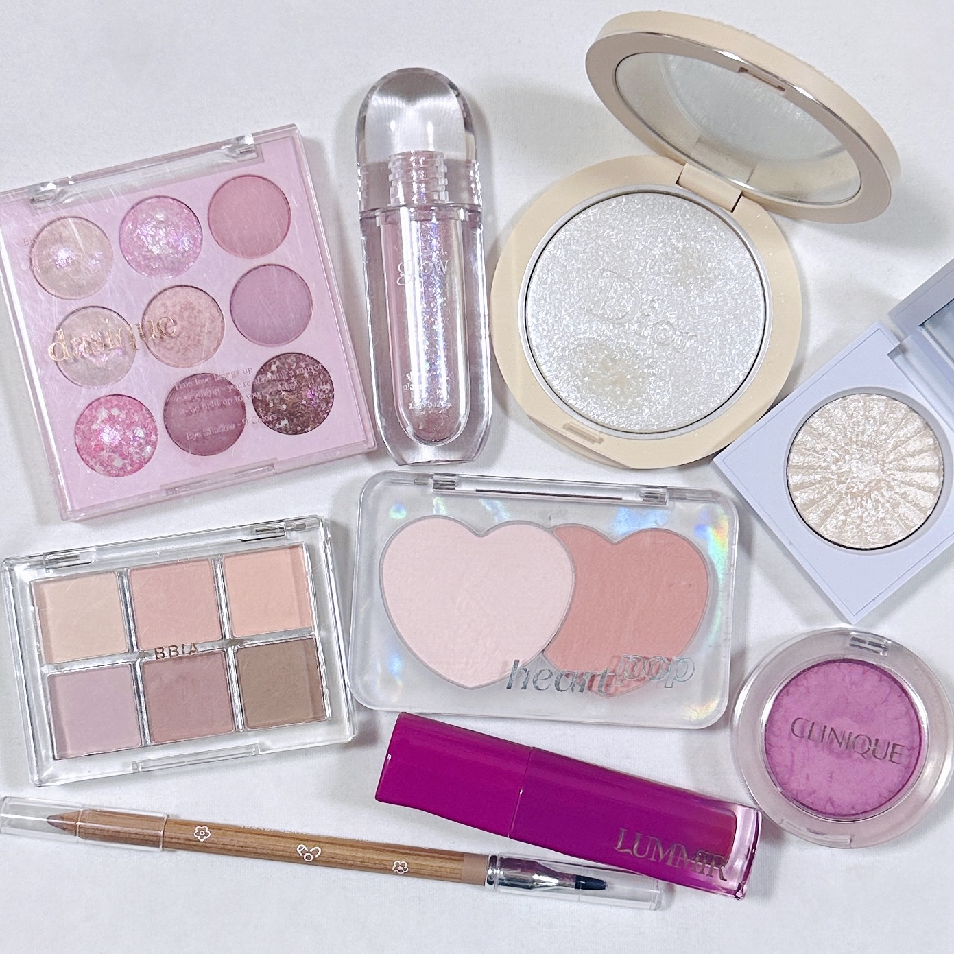 \今日のメイク☺︎/

📍使用コスメ
────────────
#bbia READY TO WEAR EYE PALETTE 06.COOL STANDARD
#dasique Shadow Palette 20.Blueberry S