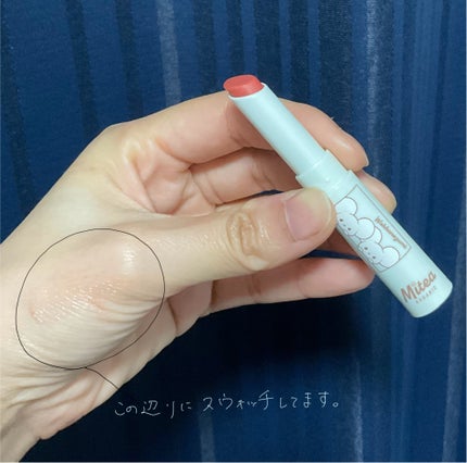 セラムオイルリップスティック /ミティア オーガニック/口紅を使ったクチコミ(4枚目)