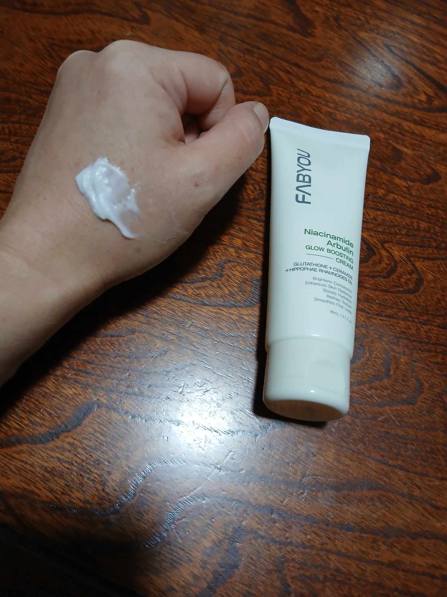 Niacinimide Arbutin Glow Boosting Cream/FABYOU/フェイスクリームを使ったクチコミ(2枚目)