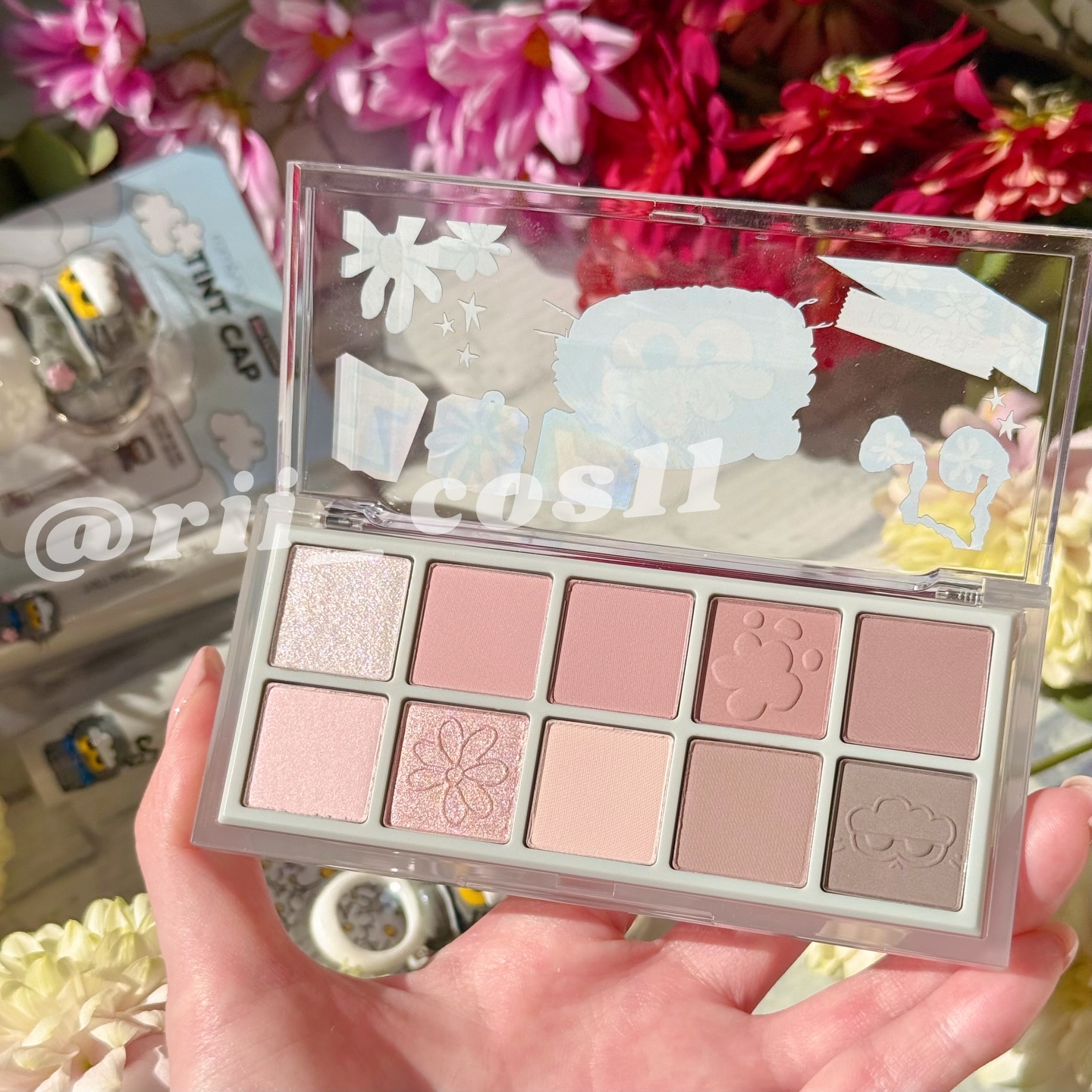 ザ ジューシーラスティングティント 36 キトゥンライチ(ステッカー付き)/rom&nd/リップティントを使ったクチコミ（2枚目）