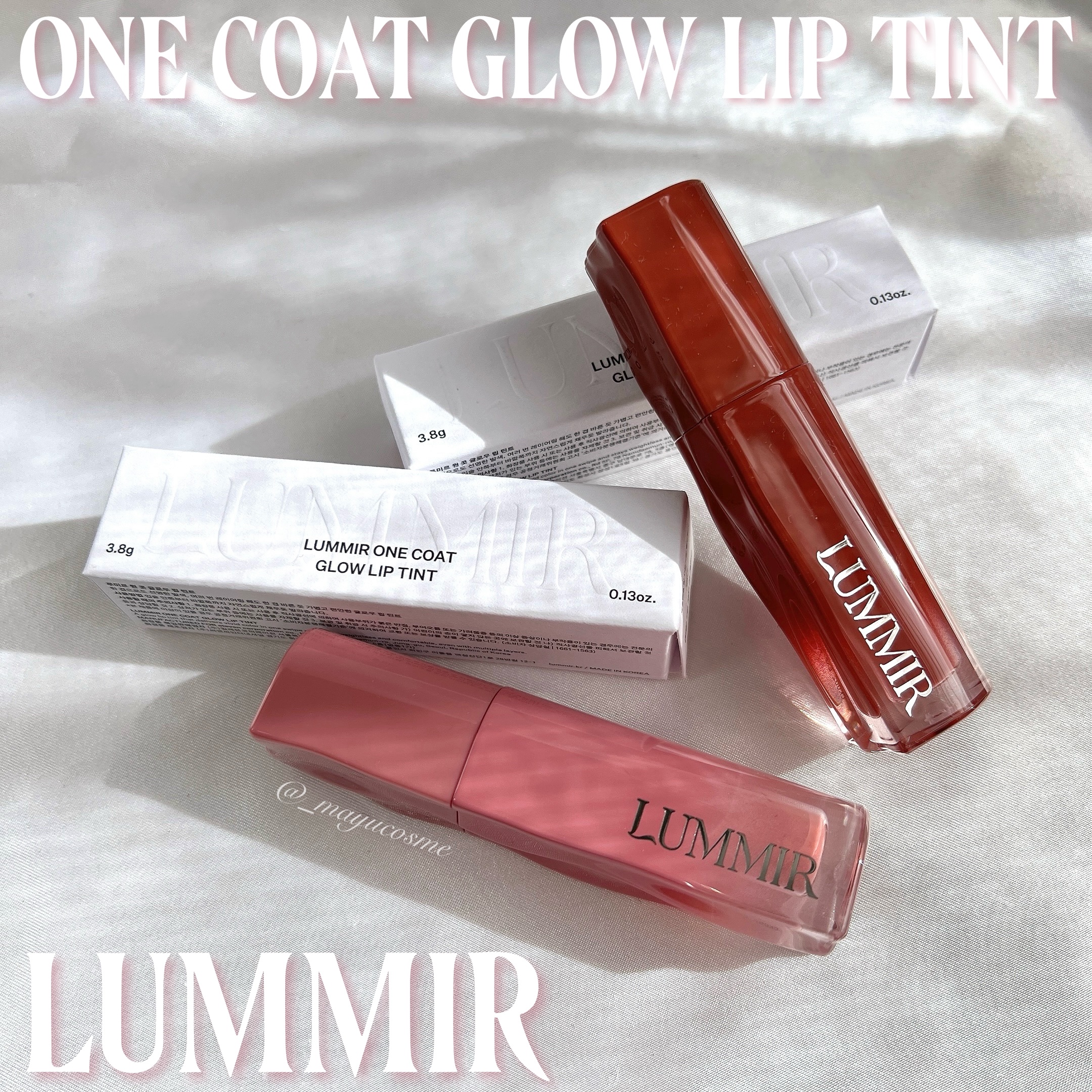 ひとぬりでクリアに鮮やか発色♡
ーーーーーーーーーーーーー
LUMMIR
ONE COAT GLOW LIP TINT
ーーーーーーーーーーーーー
 𓈒𓏸 presented by ｟ LUMMR ｠ 


塗った後しばらく待つと膜が形