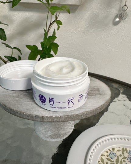 ハニーホワイトリッチクリーム 貴妃/こだわり自然化粧品/フェイスクリームを使ったクチコミ(2枚目)