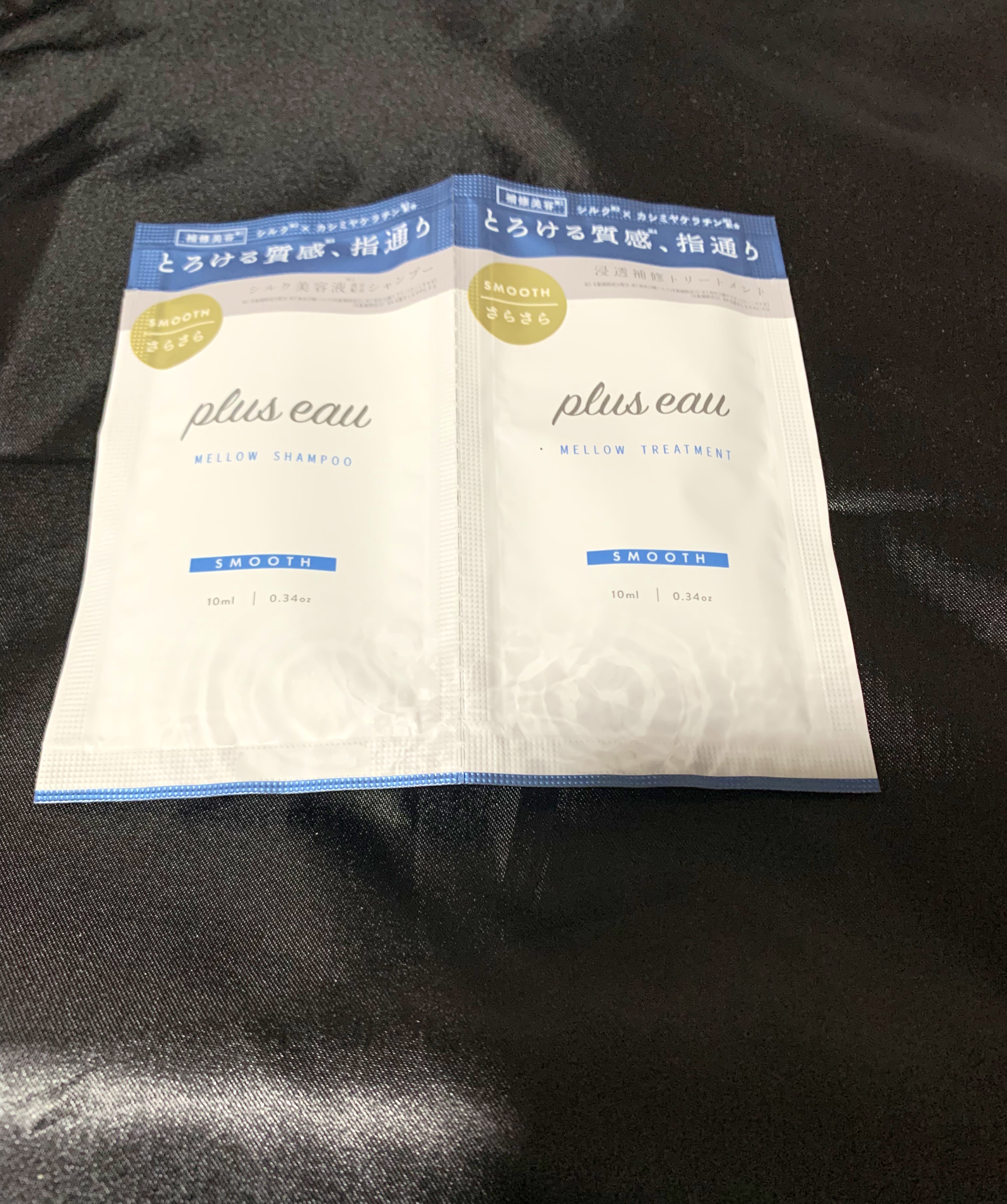 plus eau メロウシャンプー/メロウトリートメントのクチコミ「plus eau　メロウシャンプー/メロウトリートメント　トライアルです！

コンビニで購入し.....」（1枚目）