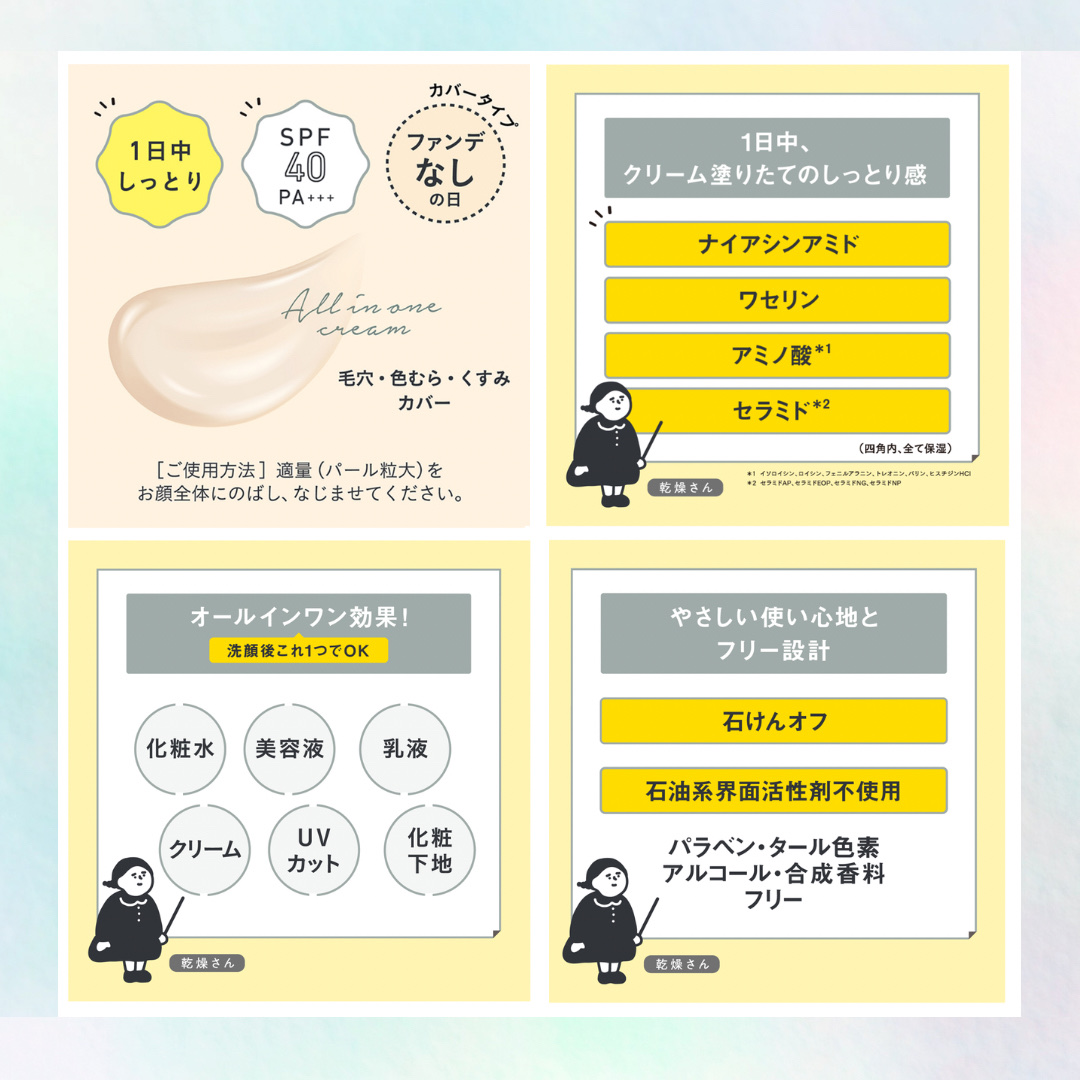 乾燥さん 保湿力スキンケア下地 カバータイプ/乾燥さん/化粧下地を使ったクチコミ（2枚目）