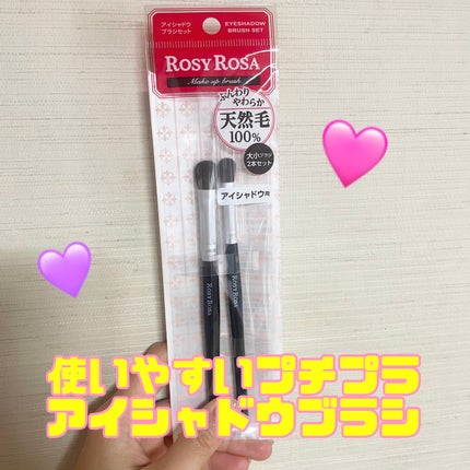 アイシャドウブラシセット/ロージーローザ/メイクブラシを使ったクチコミ(1枚目)