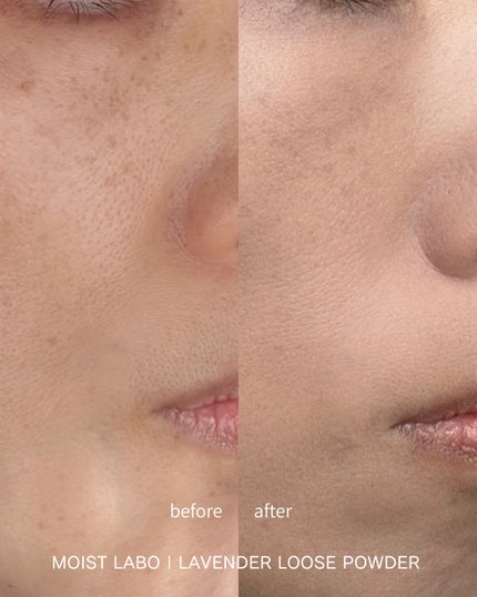 モイストラボ ルースパウダー〈くすみ防止タイプ〉/Moist Labo/ルースパウダーを使ったクチコミ(4枚目)