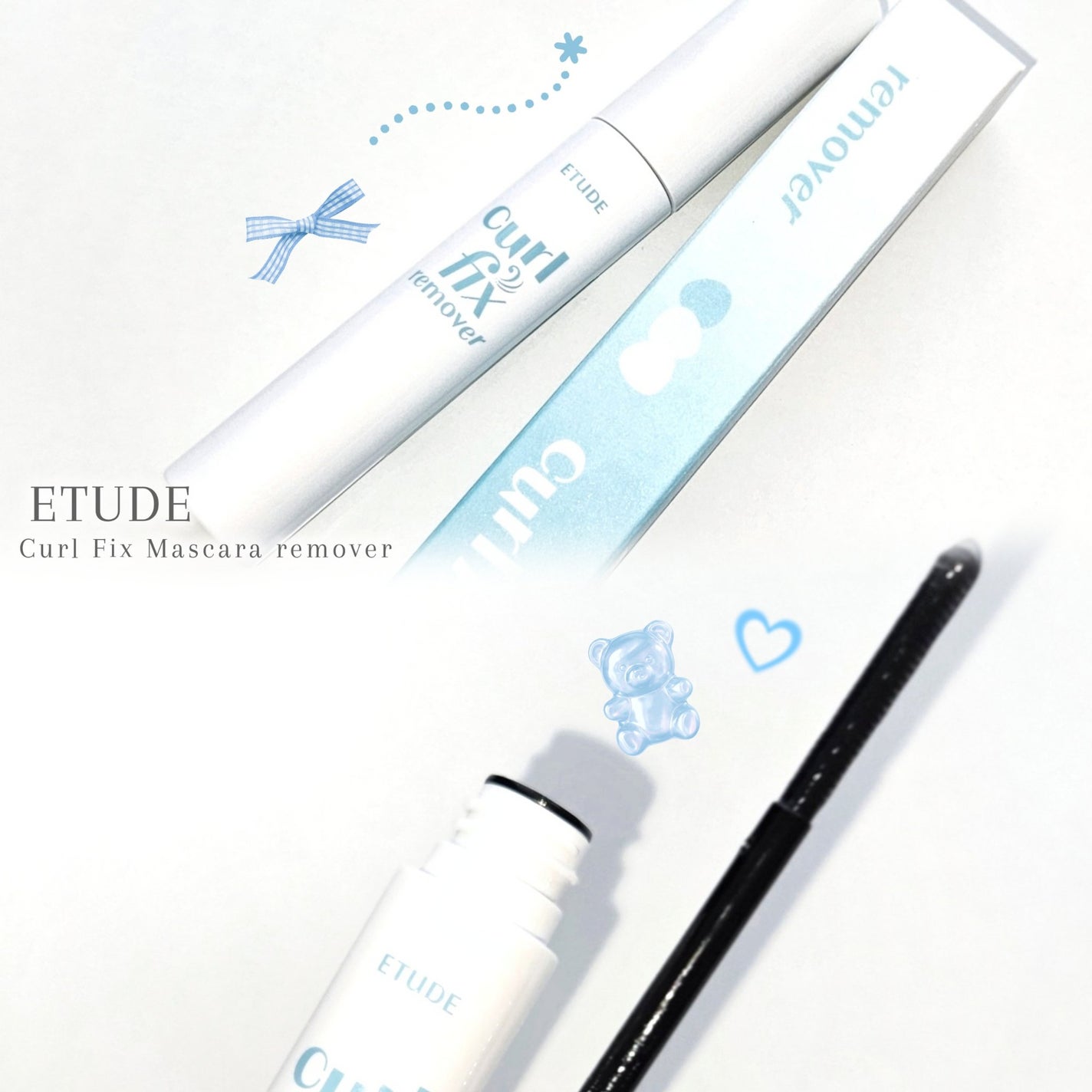 カールフィックスマスカラ リムーバーN/ETUDE/ポイントメイクリムーバーを使ったクチコミ(2枚目)