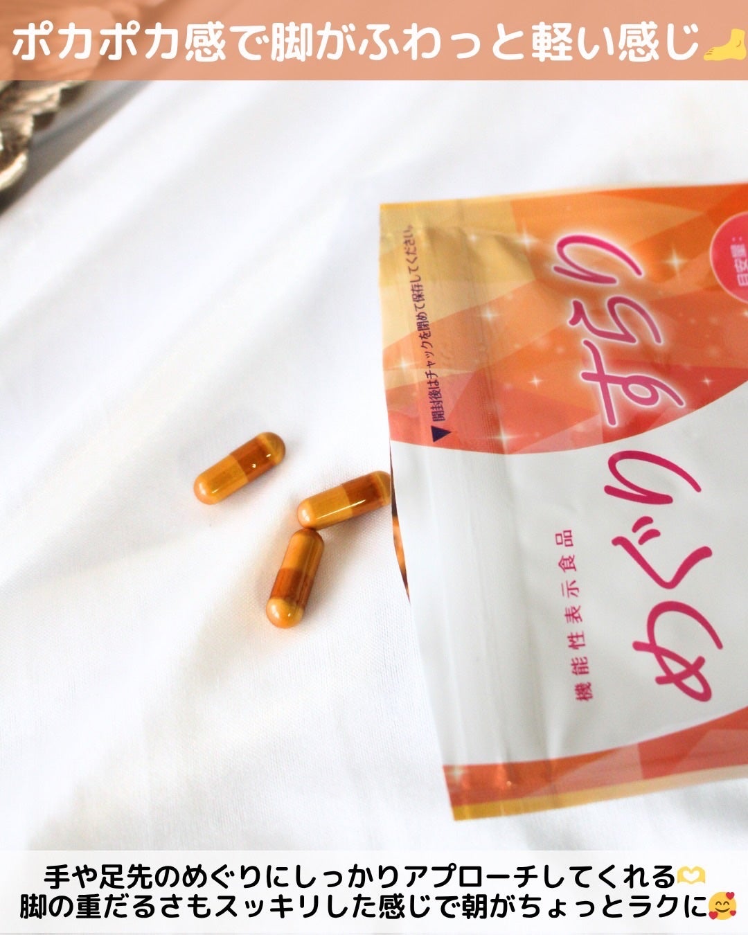 めぐりすらり/河野メリクロン/健康サプリメントを使ったクチコミ(3枚目)