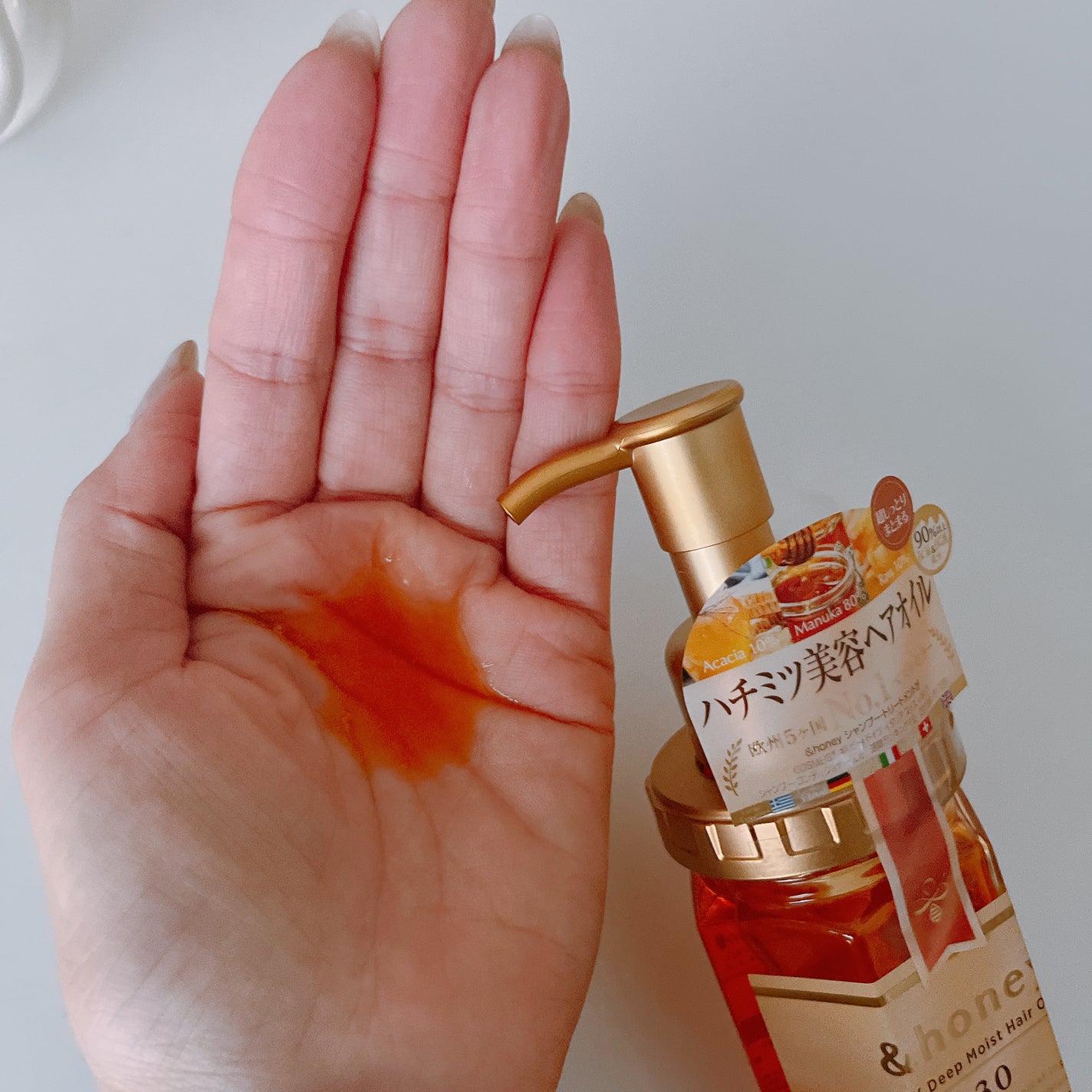 EXディープモイスト ヘアオイル3.0/&honey/ヘアオイルを使ったクチコミ(4枚目)