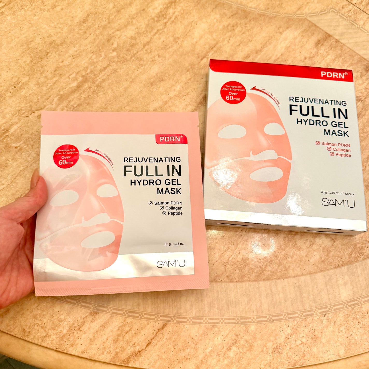 PDRNリジュべネティングフルインハイドロゲルマスク/SAM'U/シートマスク・パックを使ったクチコミ(4枚目)