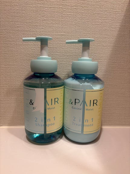 アンドペア コントロール モイスト 2in1 シャンプー&ヘアトリートメント/&PAIR/市販シャンプーを使ったクチコミ(1枚目)