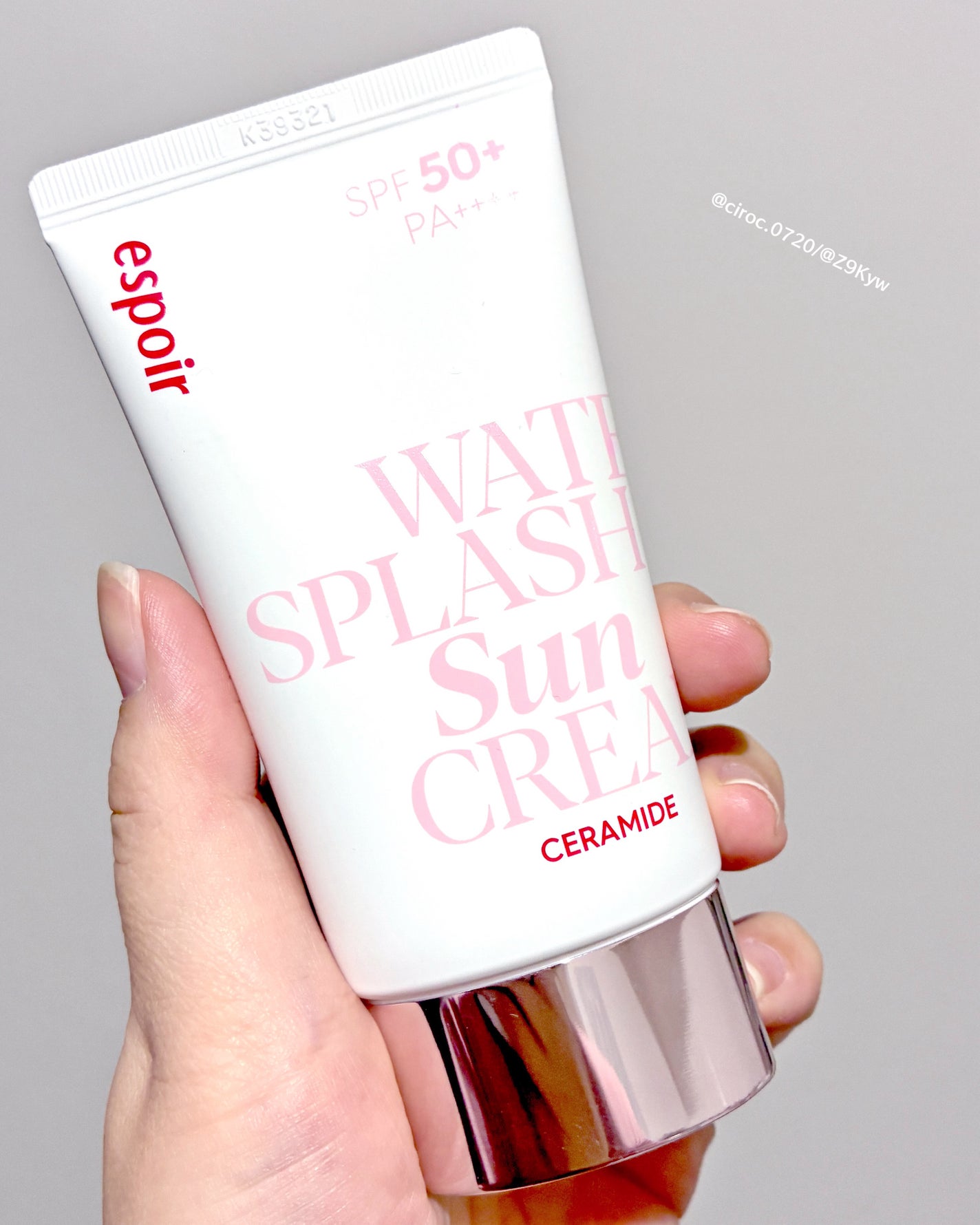 ウォータースプラッシュサンクリーム セラミド/espoir/日焼け止めクリームを使ったクチコミ(2枚目)