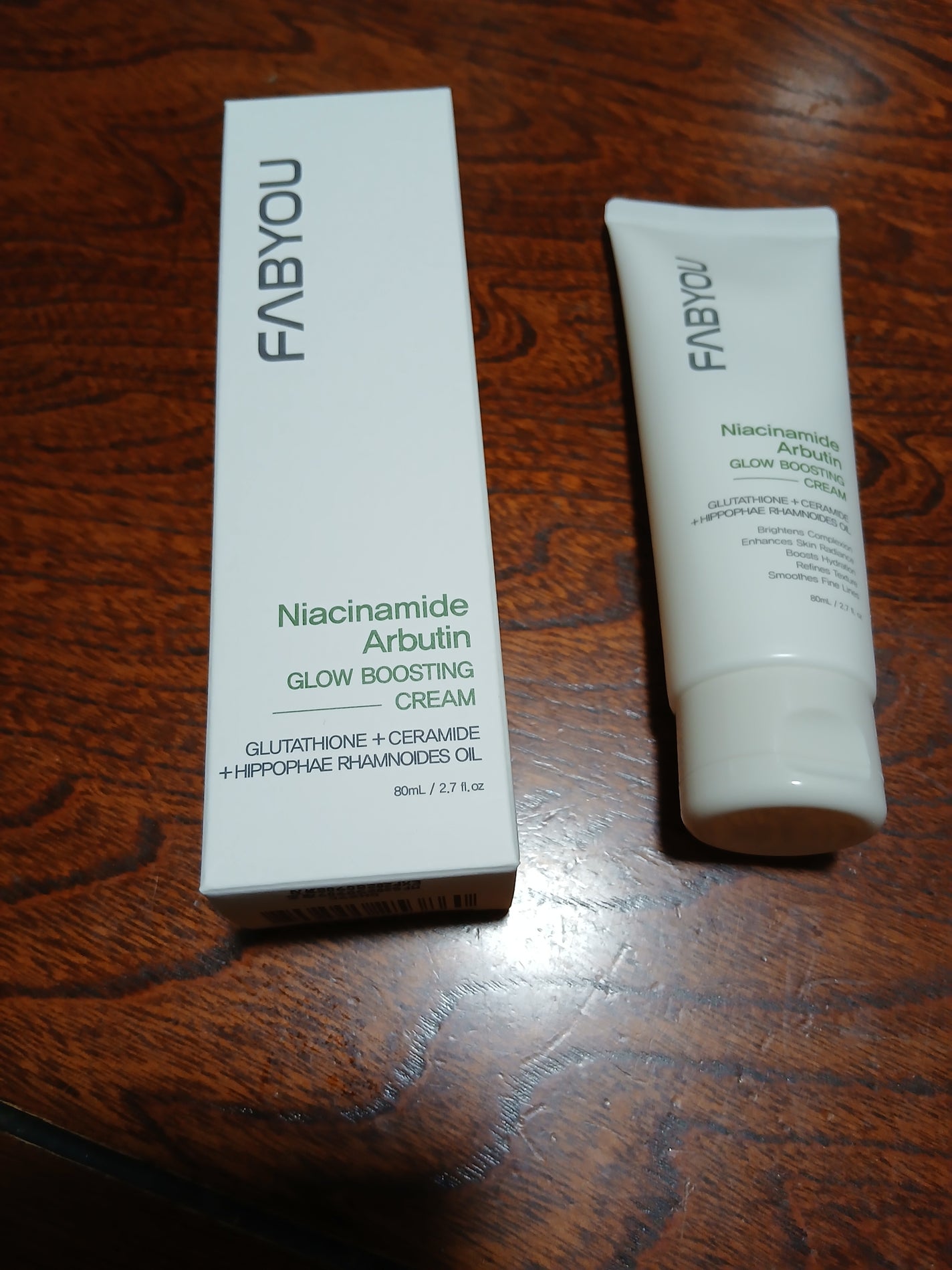 Niacinimide Arbutin Glow Boosting Cream/FABYOU/フェイスクリームを使ったクチコミ(1枚目)