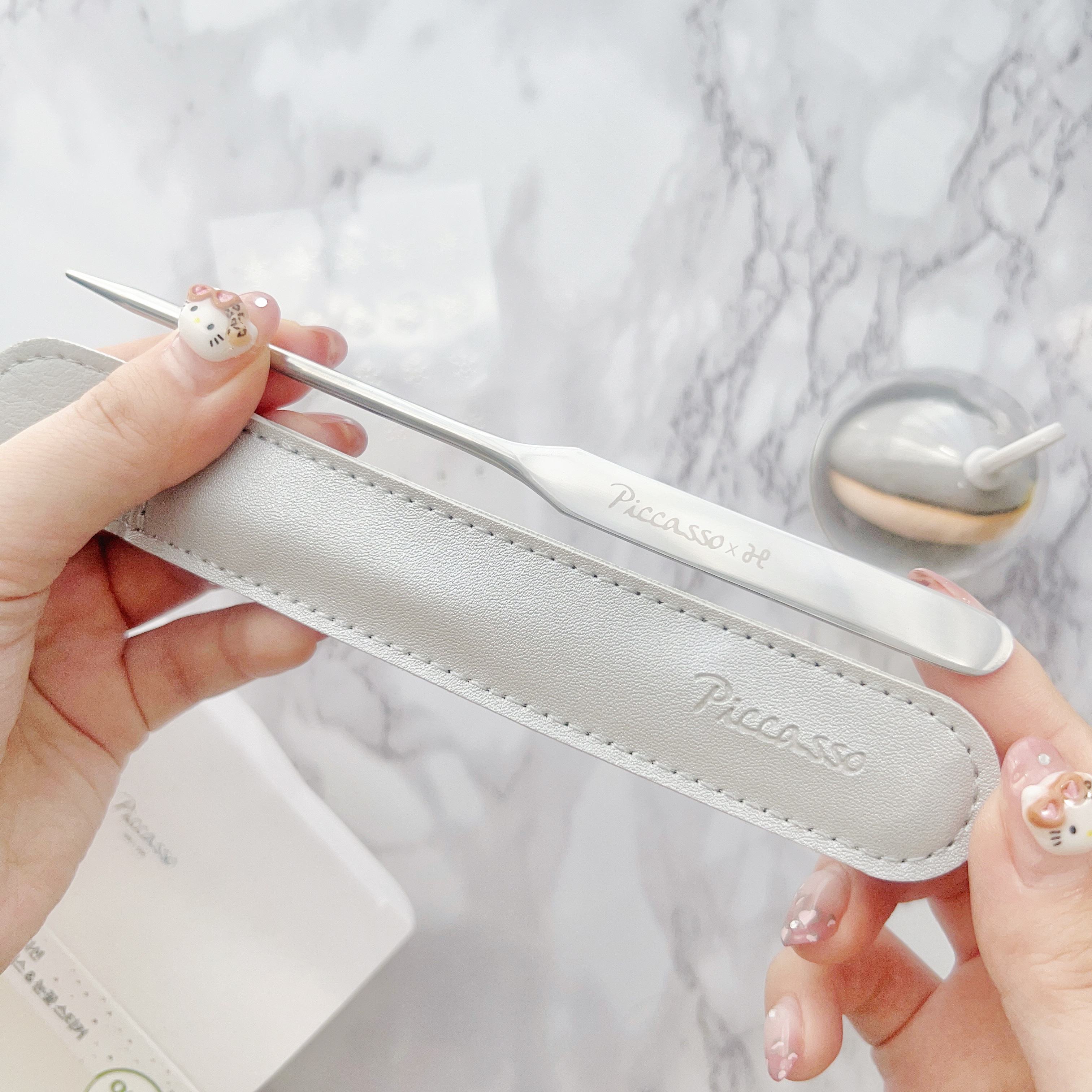 ピカソ メイクアップ スパチュラ /PICCASSO/その他化粧小物を使ったクチコミ（3枚目）