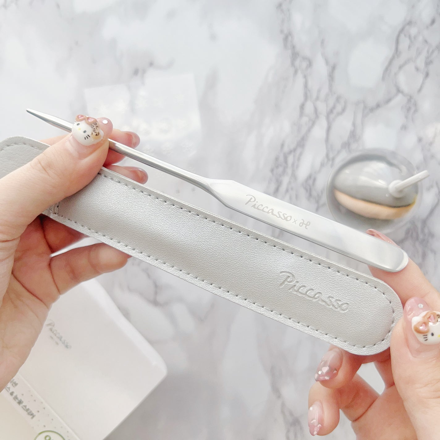 ピカソ メイクアップ スパチュラ /PICCASSO/その他化粧小物を使ったクチコミ(3枚目)