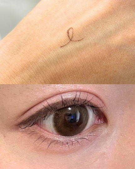 シルキーリキッドアイライナーWP シフォンブラウン/D-UP/リキッドアイライナーを使ったクチコミ(3枚目)