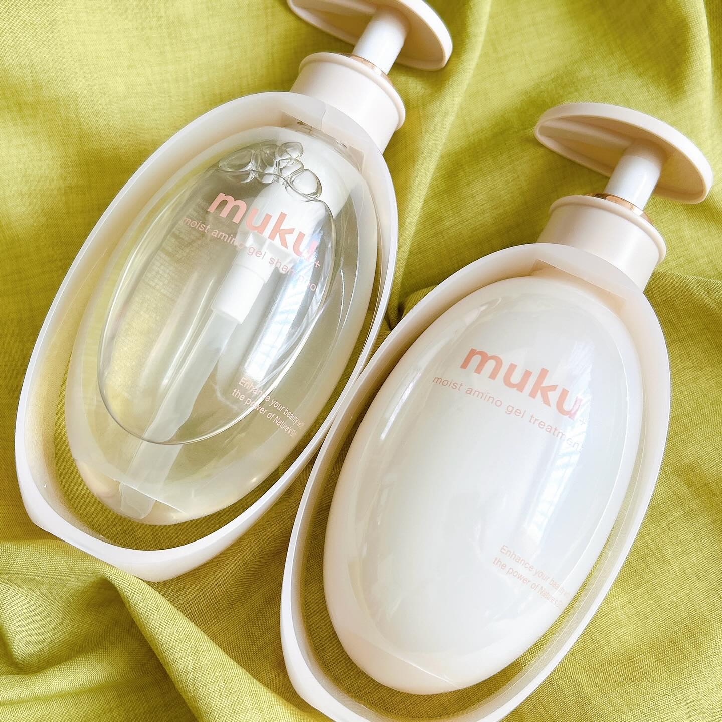 ムク+　モイスト　アミノジェル　シャンプー/ヘアトリートメント/muku+/市販シャンプーを使ったクチコミ（2枚目）