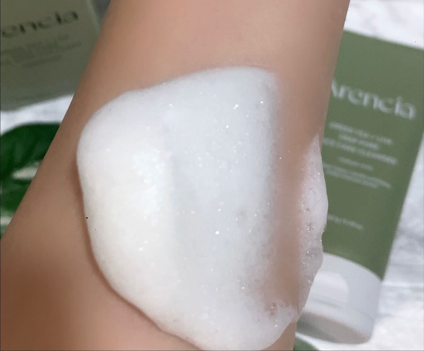 グリーンティー LHA ディープポアもちソープクレンザー /アレンシア/洗顔フォームを使ったクチコミ(3枚目)