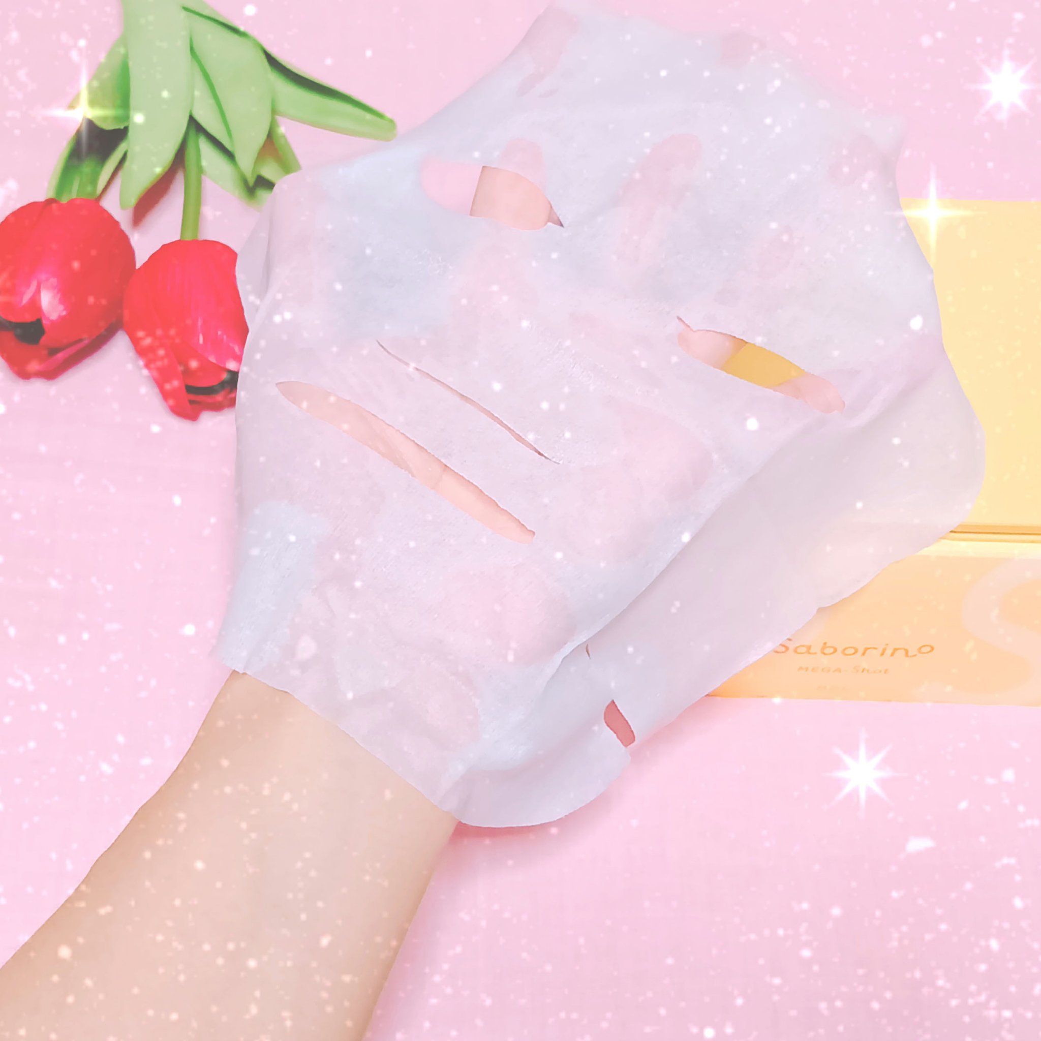 サボリーノ メガショット 朝用ツヤピールマスク CC/サボリーノ/シートマスク・パックを使ったクチコミ（3枚目）