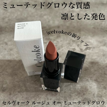 セルヴォーク ルージュ オー ミューテッドグロウ/Celvoke/口紅を使ったクチコミ(1枚目)