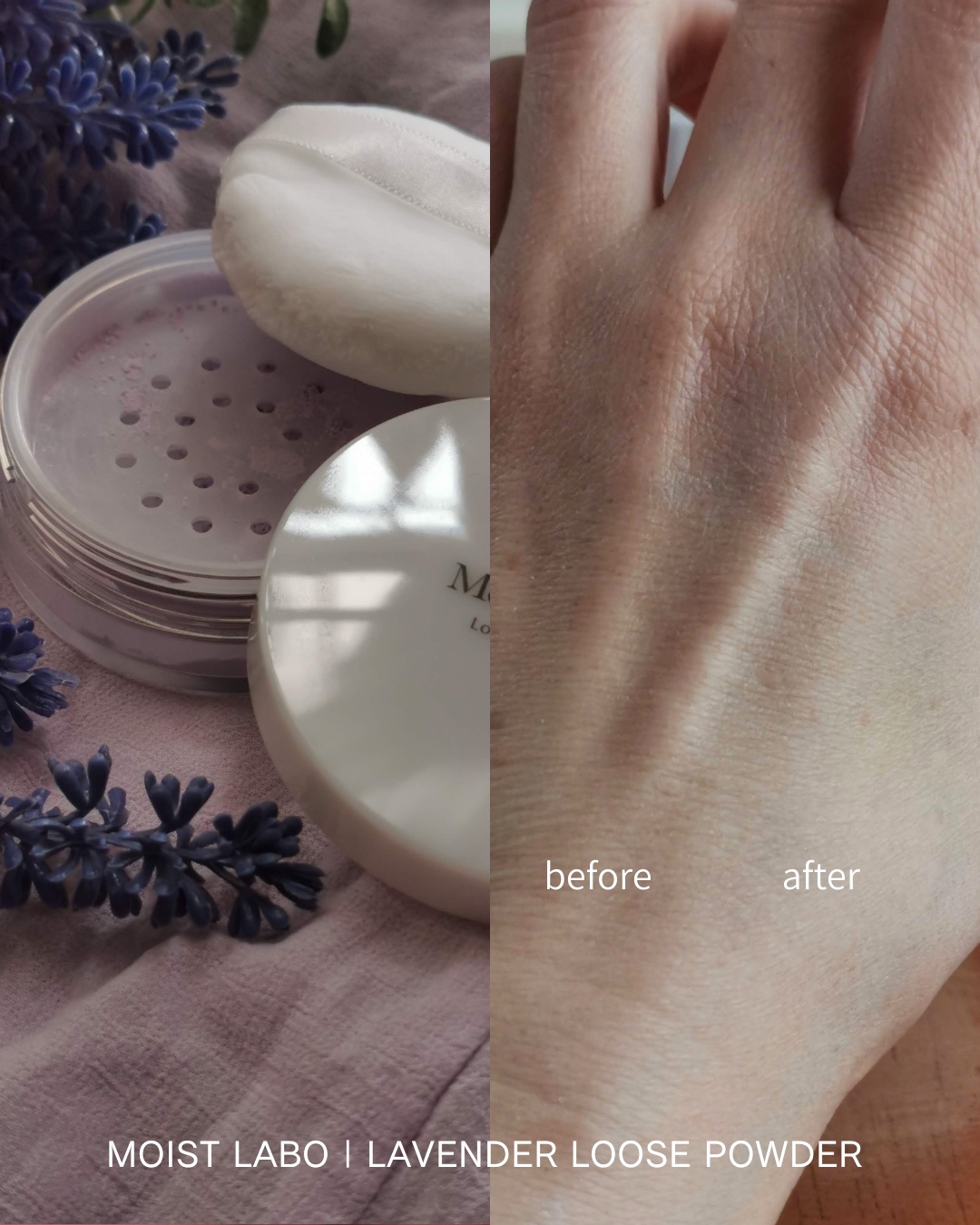 モイストラボ ルースパウダー〈くすみ防止タイプ〉/Moist Labo/ルースパウダーを使ったクチコミ（3枚目）