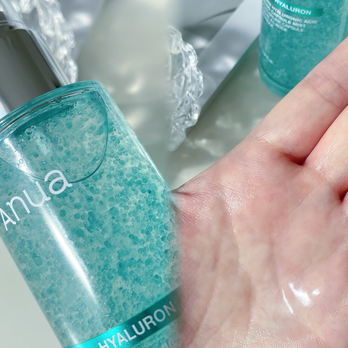 PDRNヒアルロン酸ハイドレイティングミスト/Anua/ミスト状化粧水を使ったクチコミ（2枚目）