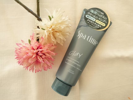 スパタイム クリームシャンプー (ディープクレンジング)/Spa time/市販シャンプーを使ったクチコミ(1枚目)