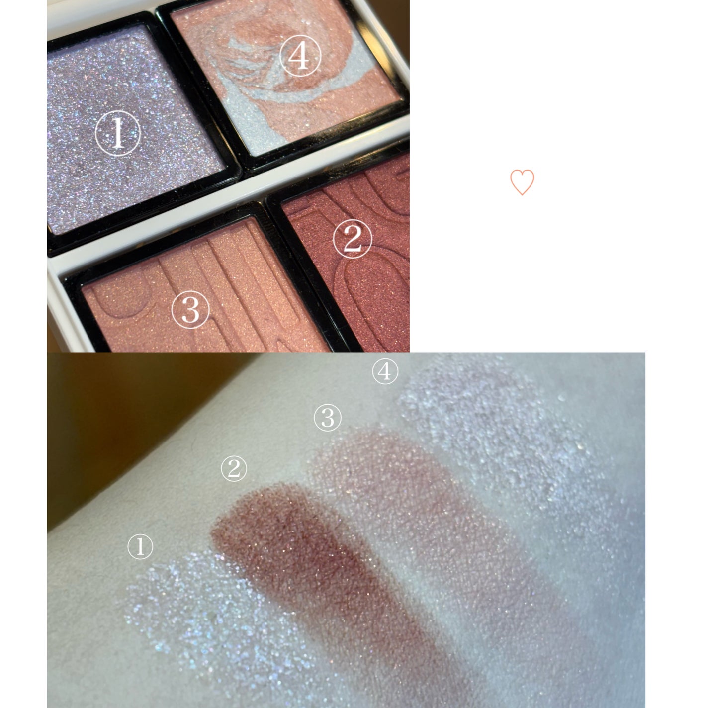 Bloom Collection カスタマイズアイカラー アソート(限定カラー)/マキアージュ/アイシャドウを使ったクチコミ(5枚目)