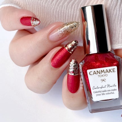 カラフルネイルズ/キャンメイク/マニキュアを使ったクチコミ(5枚目)